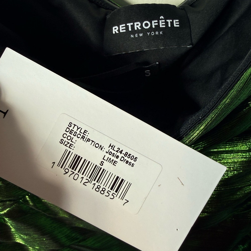 Retrofete Green Strapless Maxi Dress - Picture 5 of 6